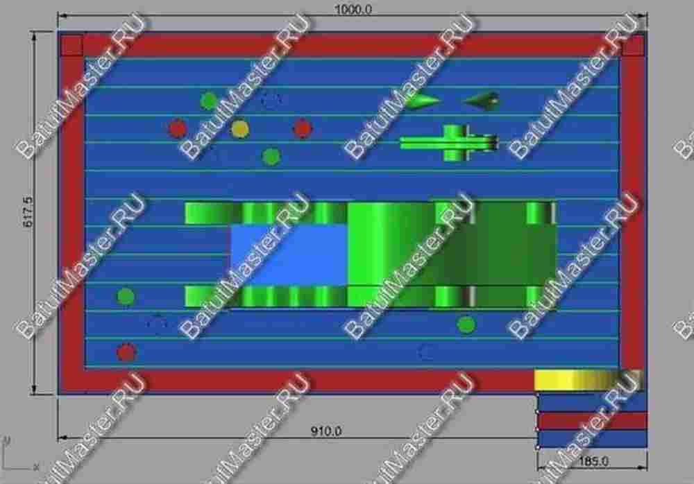 Надувная горка-робот "Дракоша" 10*6*5 м