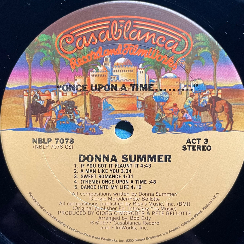 Donna Summer ‎– Once Upon A Time 2LP (США 1977г.)