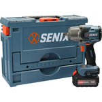 Гайковерт ударный аккумуляторный SENIX PDWX2-M7-EU, 1акб, зу
