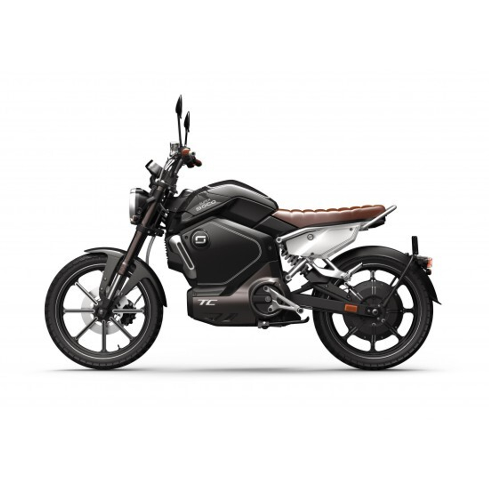 Электромотоцикл WHITE SIBERIA SUPER SOCO TC Черный