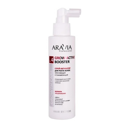 Укрепляющий и тонизирующий спрей-активатор для роста волос Aravia Professional Grow Active Booster 150мл