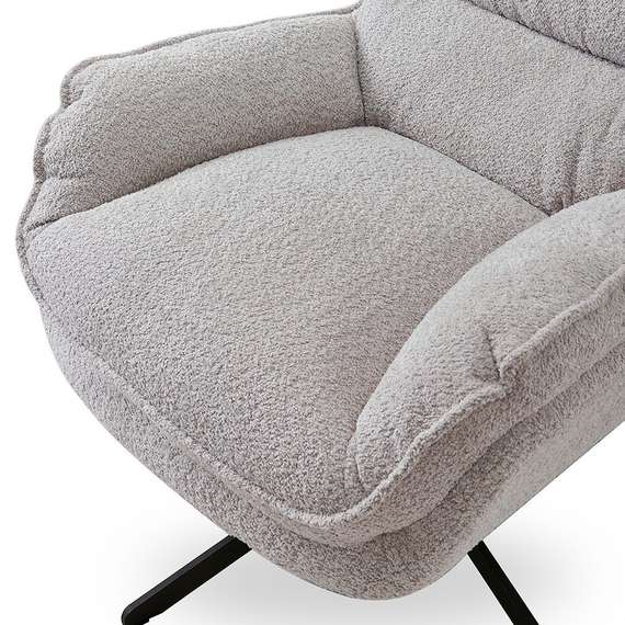 Крутящееся кресло Sander, серо-бежевое