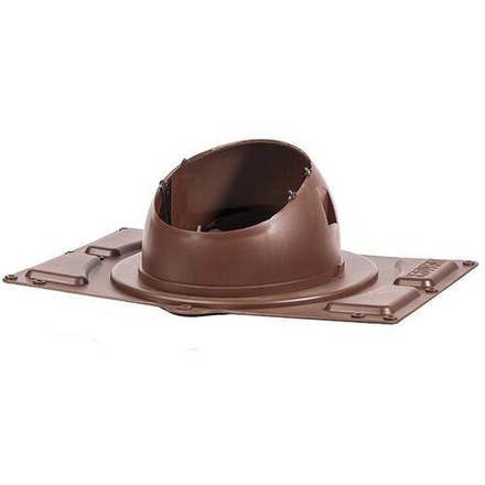 Основание Base-VT General 125-150 вент. трубы под м/ч универсальное Krovent (коричневый, RAL 8017) title=