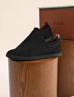 Черные кроссовки Loro Piana Soho 2.0 Walk