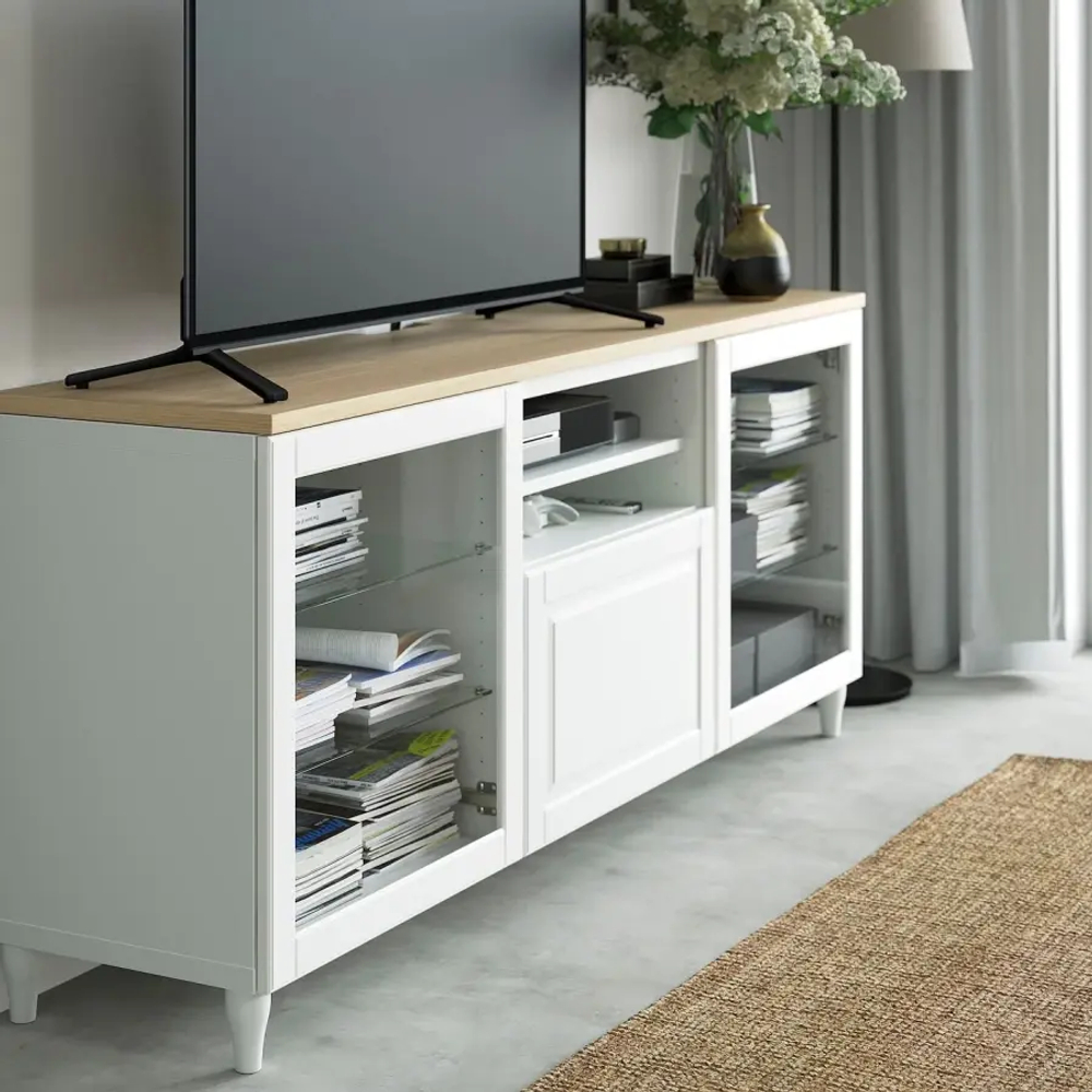 Накладка на столешницу - IKEA BESTÅ/BESTA, 180x42 см, коричневый, Беста/Бесто ИКЕА