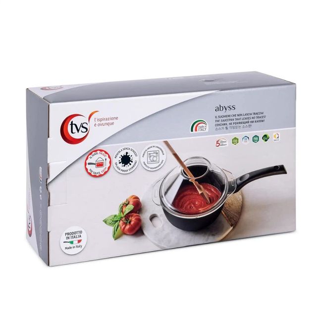 Ковш с крышкой вулкан TVS Gli Speciali 20 см ( 2,5 л)