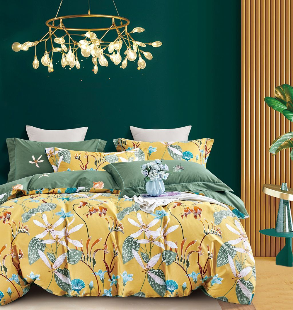 Постельное белье 2 спальное евро Asabella 1719-6