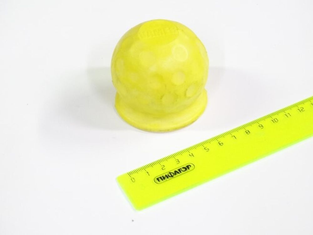 Колпачок фаркопа на шар желтый (резин.) (VAMER)