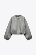 Мягкая бомбер-куртка -ZARA