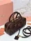 Сумка MIU MIU Arcadie matelassé из кожи наппа, темно-коричневый