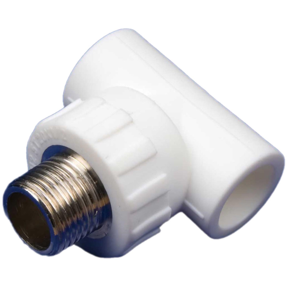 Тройник MeerPlast PPRC 20х1/2 НР белый (1/10/110)