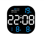 Часы настенные LED MIRROR NO.: 6633 White&Blue