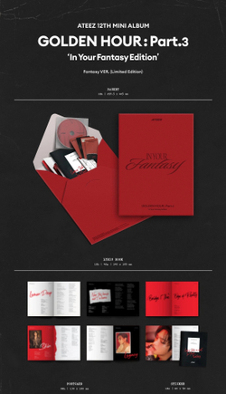 Альбом ATEEZ - GOLDEN HOUR : Part.3 ‘In Your Fantasy Edition’ [Limited ed.]