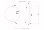 Бра Crystal Lux REAL AP18W LED BRASS