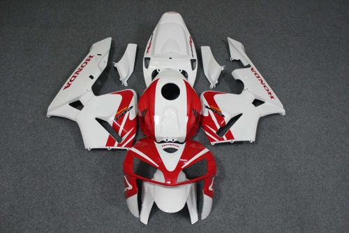 Комплект пластика для мотоцикла Honda CBR 600 RR 05-06 Бело-Красный