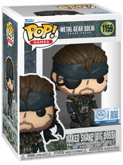 Фигурка Funko POP! Games Metal Gear Solid 3 Naked Snake (Big Boss) (Exc) (1159) 84850 / Фигурка Фанко ПОП! по мотивам игры "Metal Gear Solid 3: Snake Eater", Нейкед Снейк
