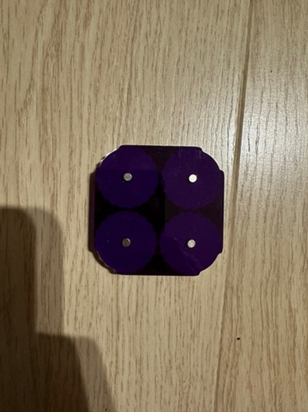 Square Counters, two tracks. Violet