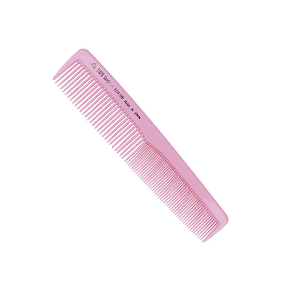Парикмахерская расчёска Eurostil 00454/99, розовая