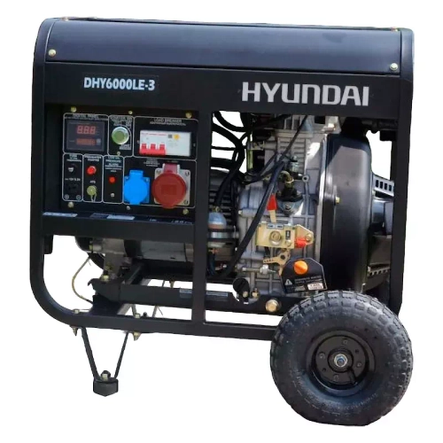 Дизельный генератор HYUNDAI DHY 6000LE-3