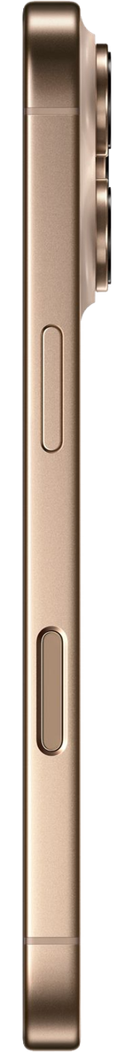 Смартфон Apple iPhone 16 Pro 128 ГБ, Dual: Только eSim, Desert Titanium (пустынный титановый)