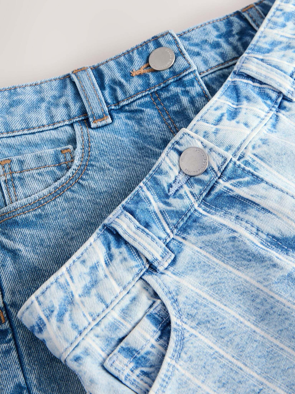 Шорты джинсовые для девочки Next AD0-169, 2 шт., Голубой