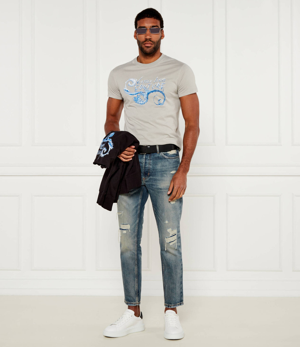 Футболка Chromo Couture Versace Jeans Couture - бежевый(77GAHC00CJ01C)