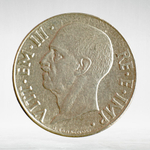 Italy 20 Centesimi 1941 R "Head of Italy with Fasces – Victor Emmanuel III", XF