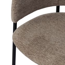 Стул Helning, мягкий шенилл, капучино