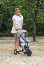 Велосипед-беговел Globber Trike Explorer Foldable 4 в 1 Black-Grey