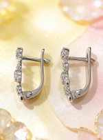 Ювелирные серьги из серебра 925 пробы