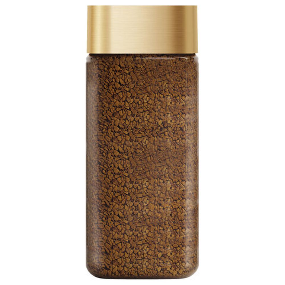 Кофе молотый в растворимом NESCAFE "Gold" 95 г, стеклянная банка, сублимированный, 12326188