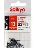 Вертлюг с застежкой Saikyo SA-301