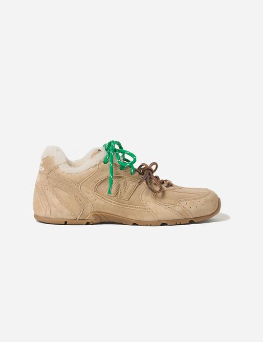 Miu Miu x New Balance 530 SL bleached leather sneakers