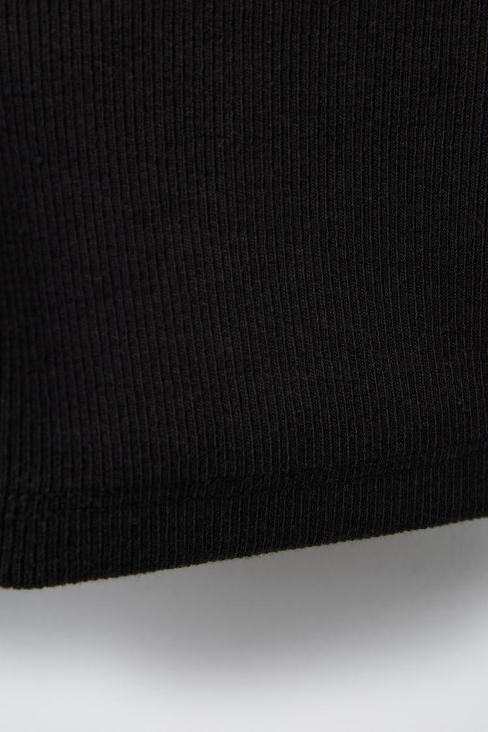 ZARA ШОРТЫ-ВЕЛОСИПЕДКИ В РУБЧИК, ЧЕРНЫЙ