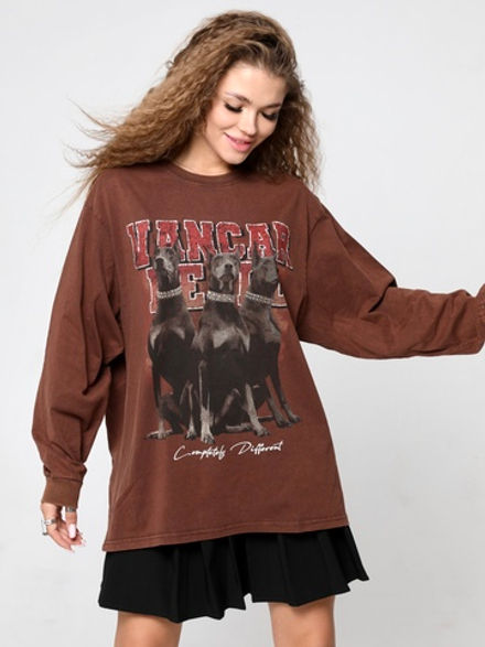 Лонгслив Доберманы