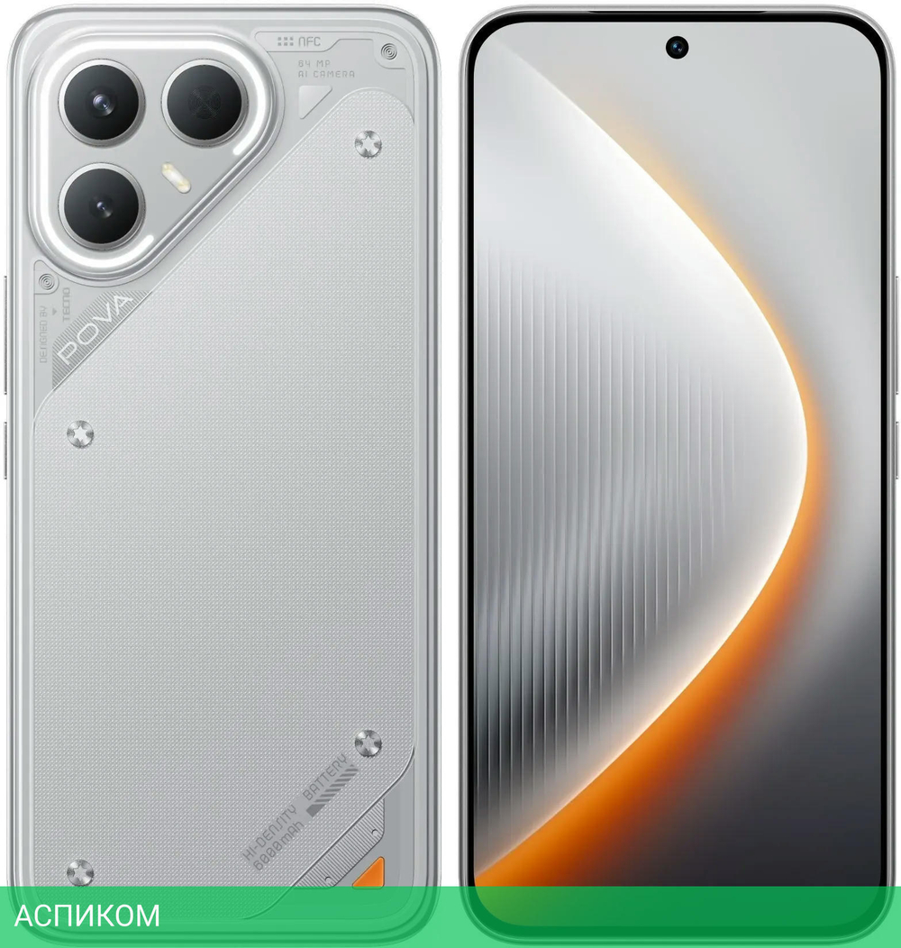 Смартфон Tecno Pova 7 Pro 5G 12GB/256GB Dynamic Grey (LJ8)