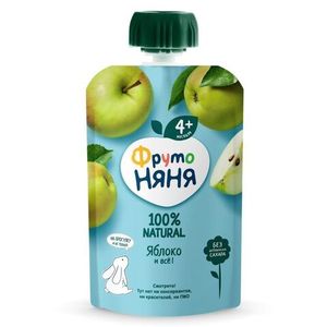 ПЮРЕ ФРУТОНЯНЯ ЯБЛОКО 90ГР