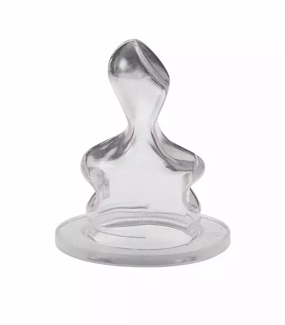 Соска силиконовая для бутылочки Nip 2 шт. размер 2 М, от 6 месяцев