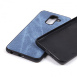 Чехол текстильный для Samsung Galaxy A6+ (2018), 010817 Серый