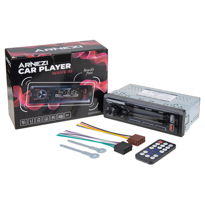 Автомагнитола ARNEZI Wave A1 4х25Вт (Bluetooth, FM, AUX, USB, TF) / A2009001
