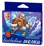 Мелки восковые 12цв. Луч Фантазия, масляные, картон. уп.