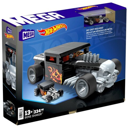 MEGA Hot Wheels - Костяной шейкер 334 элемента строительного кирпича. HRY17 / артикул   HRY17  / GTIN 194735188635