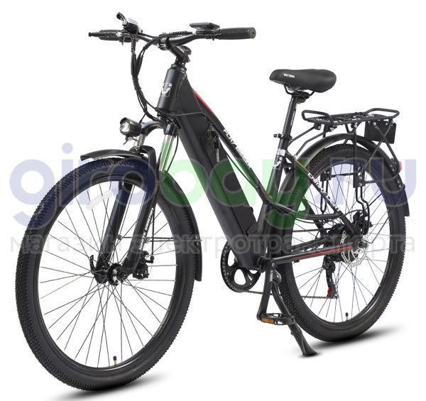 Электровелосипед WHITE SIBERIA CAMRY LIGHT 36V/11A 500W Black Sea (Черный матовый) фото №1