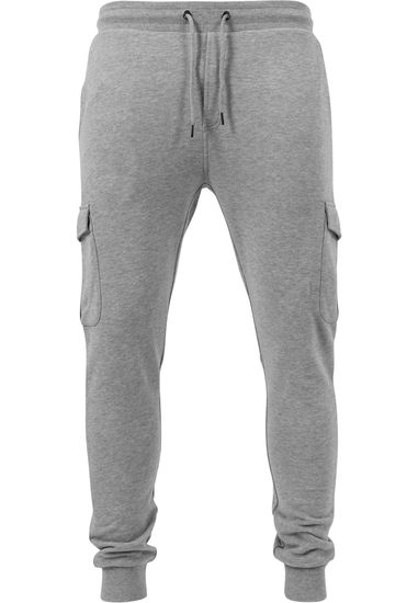Брюки URBAN CLASSICS Fitted Cargo Sweatpants (Серый (Grey)