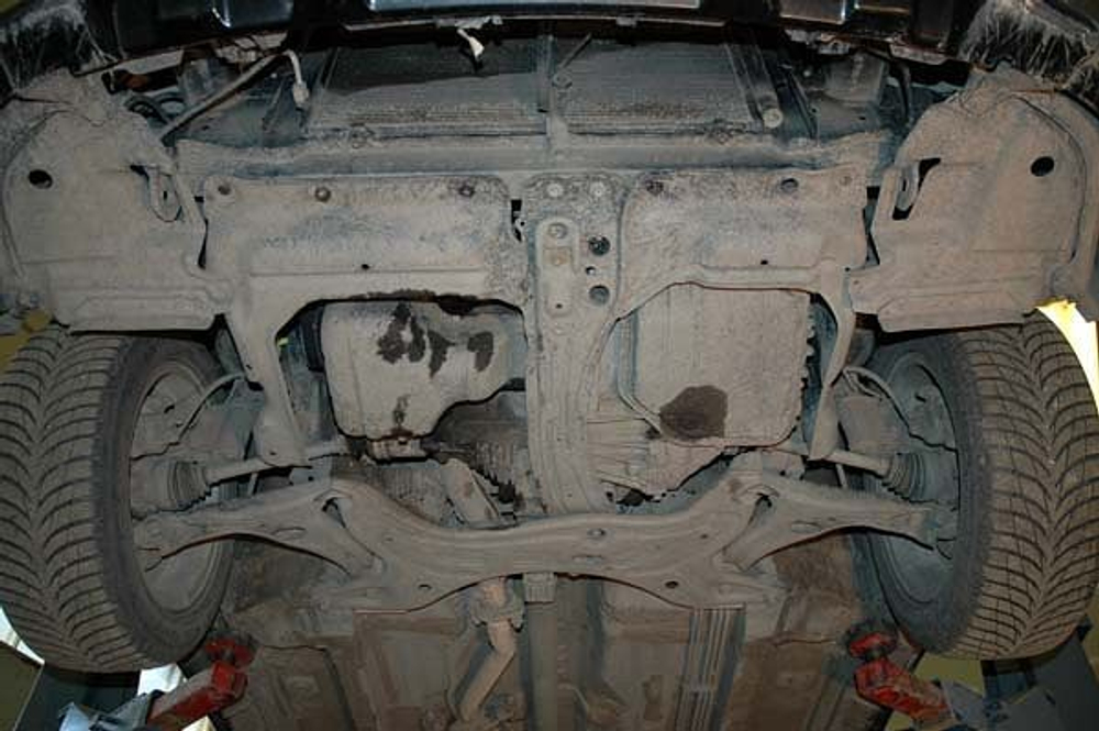 Защита картера и КПП Sheriff для Toyota Matrix (E130) 2001-2008 арт.24.1122