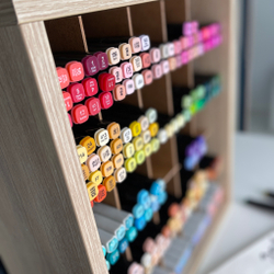 D-Box Органайзер для маркеров 5х5, Дуб сонома R Lamarty