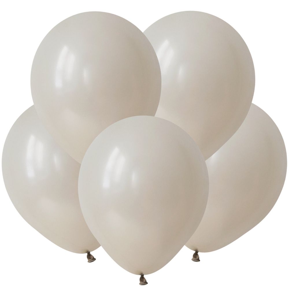 Шар 18&quot; Белый песок пастель/ White ВП