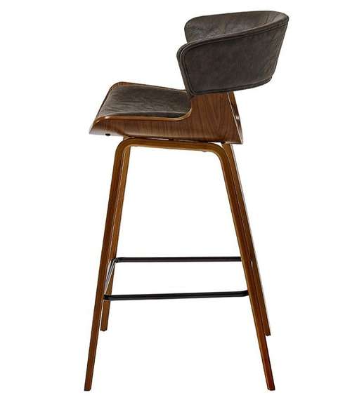 Полубарный стул Krone коричневый