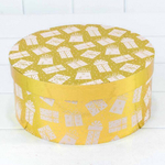 Коробка 25.5 х 11.5 см Набор 3 шт "Подарки" (Золотой)