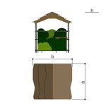 Беседка "Мамин уголок" Romana 301.46.00